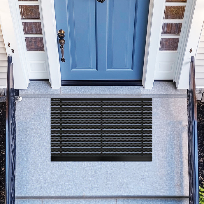 Matace Heavy Duty Aluminum Frame Outdoor Doormat