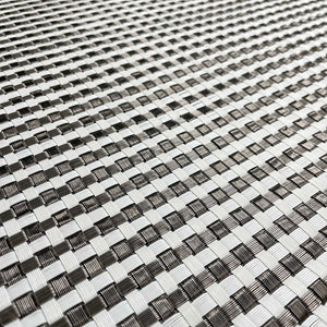 Matace NeverStain Woven Vinyl Rug Golden Brick White Rugs