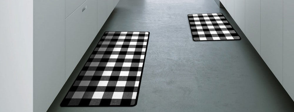 Embrace Style and Practicality with Black and White Kitchen Rugs: A Hilarious Guide to Floor Fashion