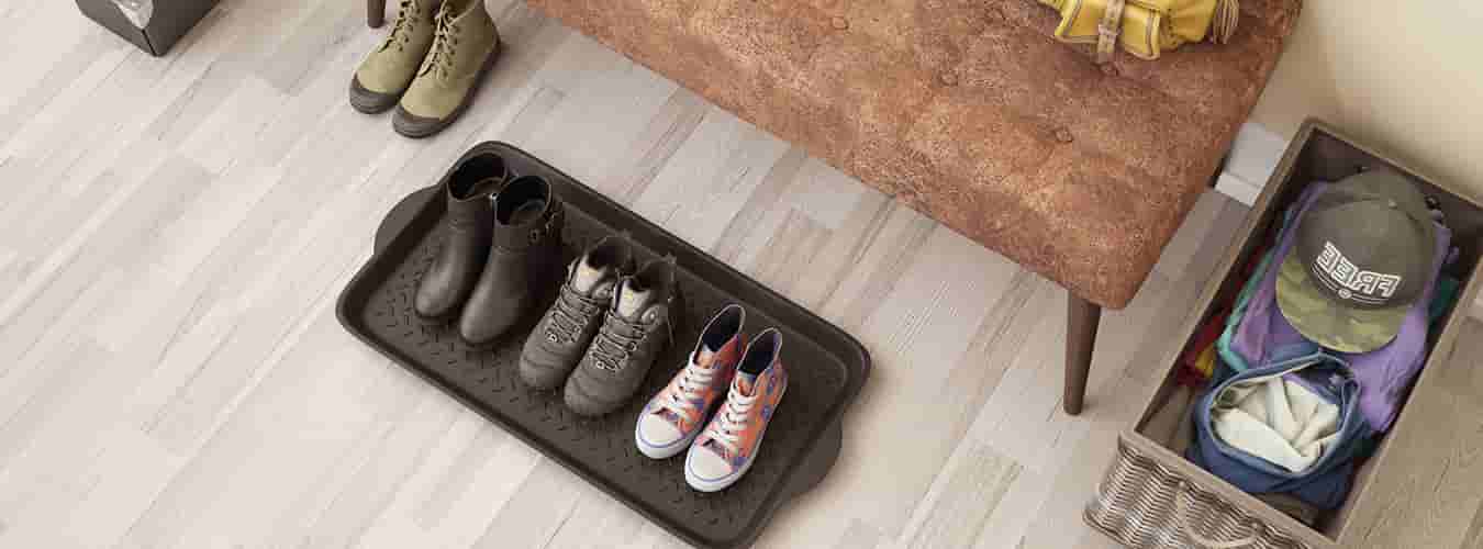 Boot Tray Wet Shoe Tray for Entryway Indoor, Shoe Mats for