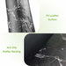 Matace Designer Dish Drying Mat BLACK WHITE MARBLE PU Leather Surface Anti-slip Rubber Backing