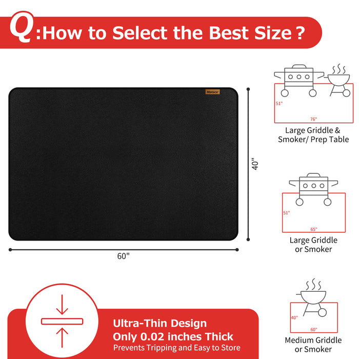 Matace Grill Mat Suitable Size