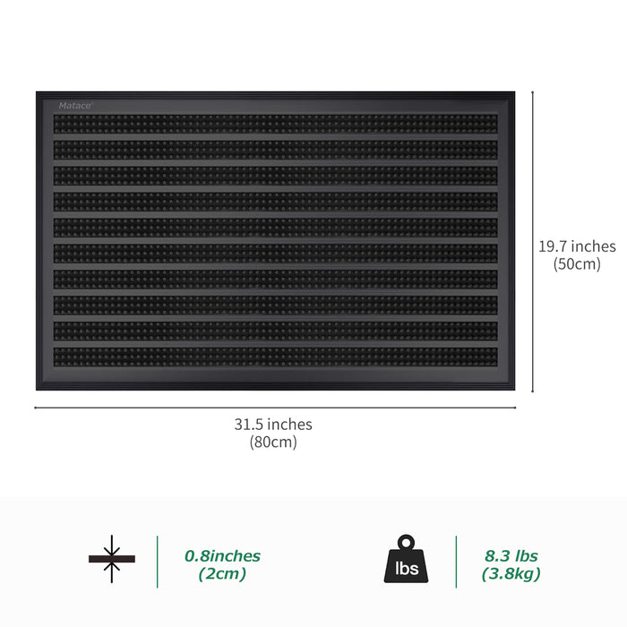 Matace Heavy Duty uPVC Frame Outdoor Doormat