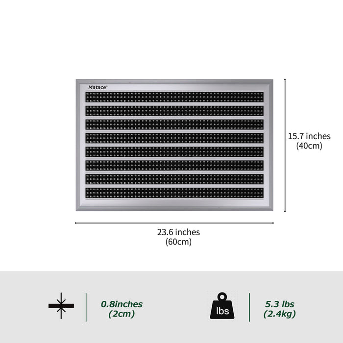 Matace Heavy Duty uPVC Frame Outdoor Doormat