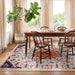 Matace Machine Washable Area Rug Tranquil Dining Room 6x9
