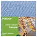 Matace Non-Adhesive Removable Square Carpet Tiles Sample 2 Pieces Set Sky Blue