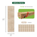 Matace Plush Cut Pile Removable Carpet Tiles ATHENA Series Cream Planks Package