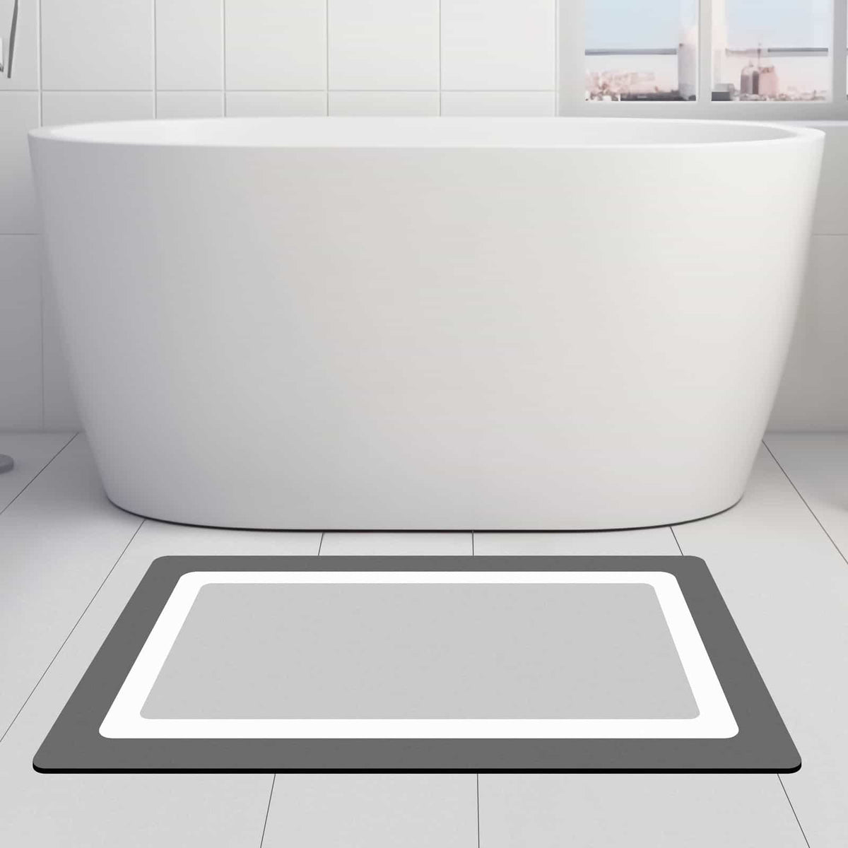 Matace Bathmat, Machine Washable Diatomaceous Earth Bath Mat —