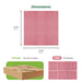 Matace Removable Carpet Tile Squares Dimensions Pink
