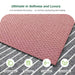 Matace Removable Carpet Tile Squares Ultimate in Softness and Luxury Pink
