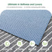 Matace Removable Carpet Tile Squares Ultimate in Softness and Luxury Sky Blue