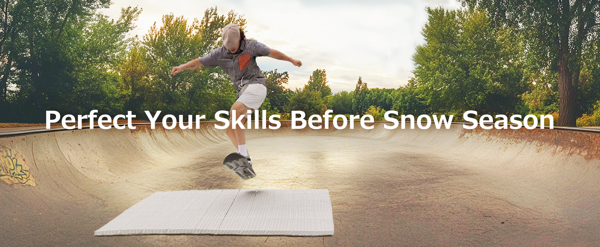 Matace Snowboard Training Mat Set for GroundTrick Beginner
