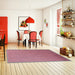 Matace NeverStain Woven Vinyl Rug Boho_Red Rug 5X7ft living room rug