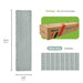 Matace Removable Carpet Tile Plank Slate Gray, Package Info