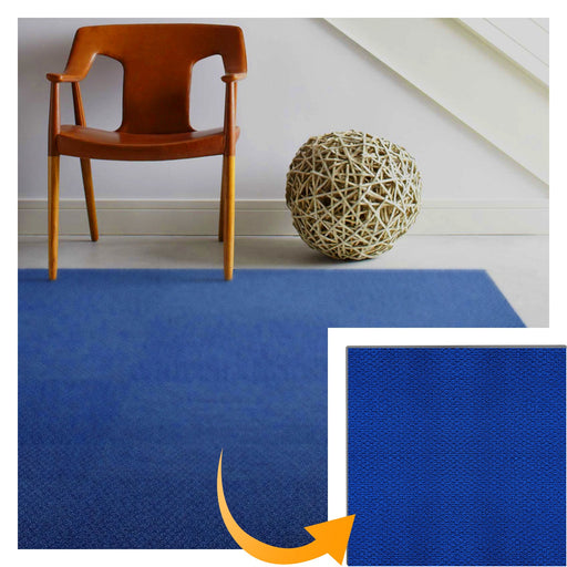 Matace Removable Carpet Tile Squares Blue