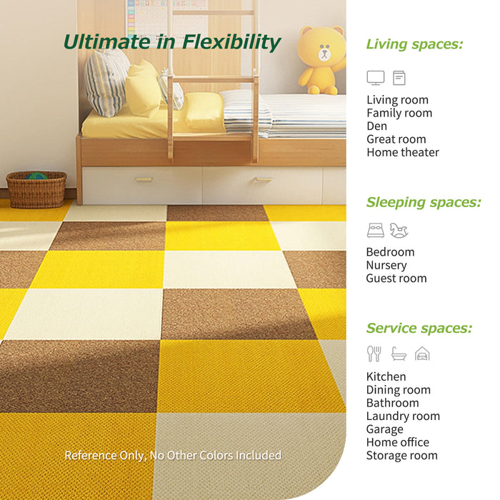 Matace Removable Carpet Tile Squares Ultimate in Flexibility Bathroom Laundry Room