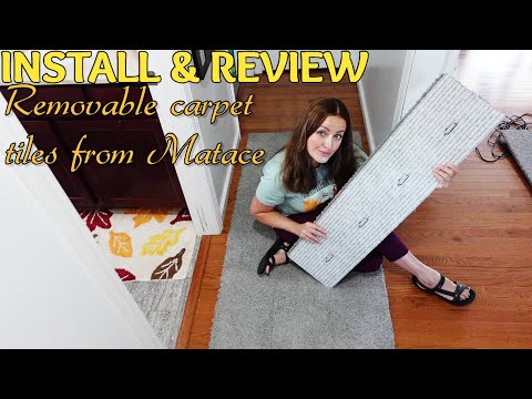 Install & Review of DIY Install Carpet Tiles From Matace