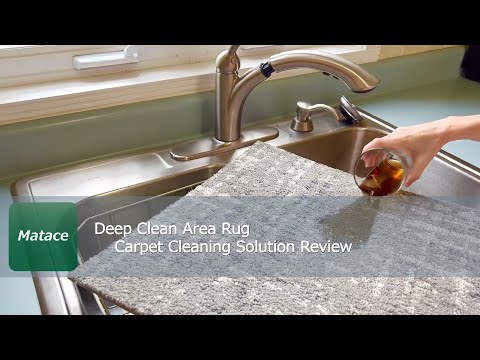 Deep Clean Area Rug | Carpet Cleaning Solution Review | Carpet Maintenance Tips